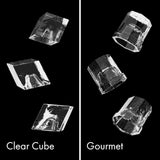 ZLINE 15 in. Touchstone Clear Cube Ice Maker with Drain Pump and Satin Stainless Steel Door (ICCD-SN-15)
