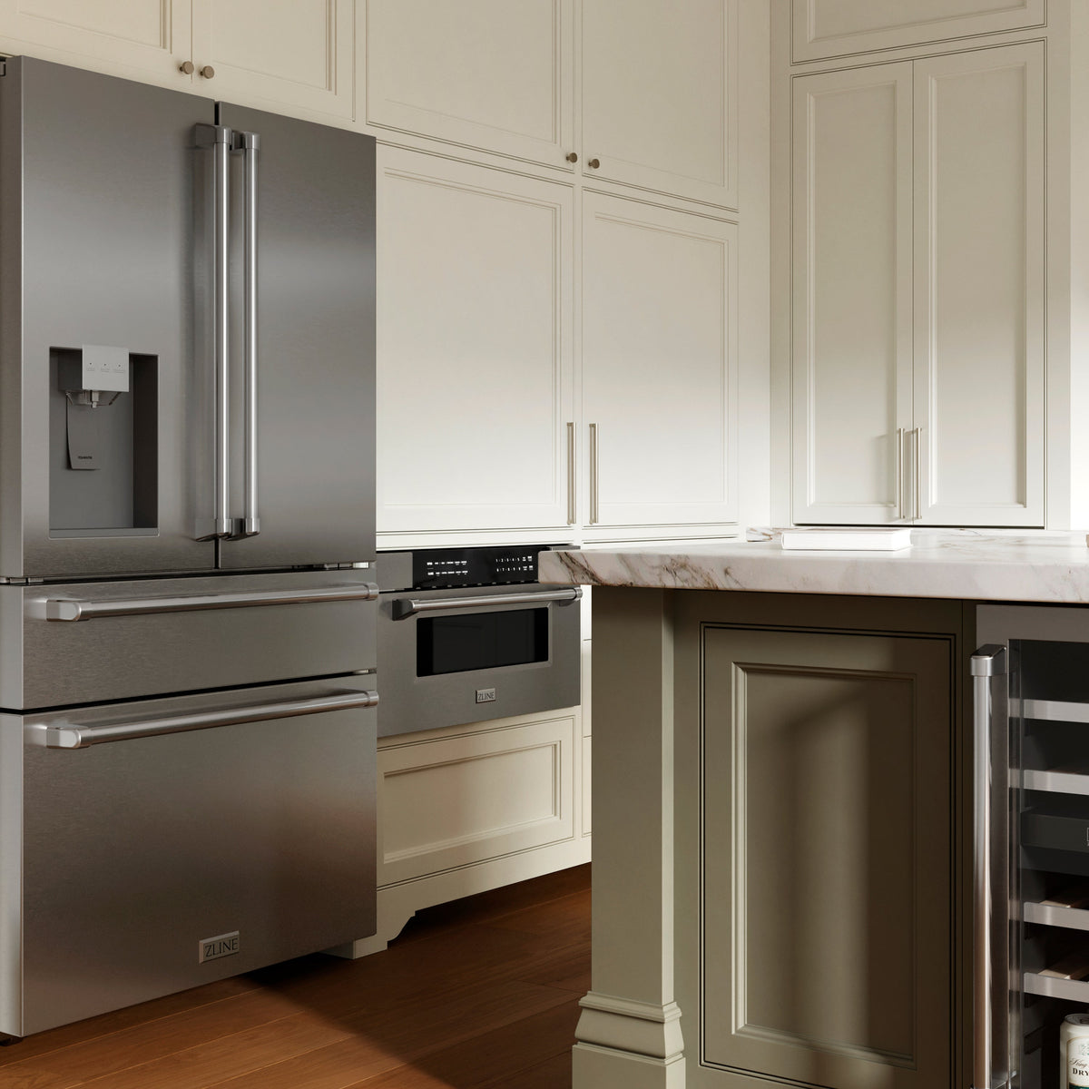 ZLINE 30 in. 1.2 cu. ft. Stainless Steel Built-In Microwave Drawer (MWD-30)