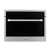 ZLINE 24" 1.6 cu ft. Built-in Convection Microwave Oven in Stainless Steel with Speed and Sensor Cooking (MWO-24)