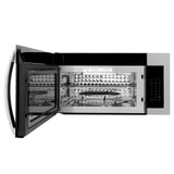 ZLINE 30 in. Stainless Steel Over the Range Convection Microwave Oven with Modern Handle (MWO-OTR-30)