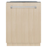 ZLINE 24 in. Monument Series 3rd Rack Top Touch Control Dishwasher in Custom Panel Ready with Stainless Steel Tub, 45dBa (DWMT-24)