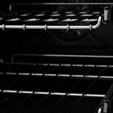 ZLINE Autograph Edition 30 in. 4.0 cu. ft. Legacy Dual Fuel Range with 4 Burner Gas Cooktop and Electric Convection Oven in Black Stainless Steel and Champagne Bronze Accents (RABZ-30-CB)