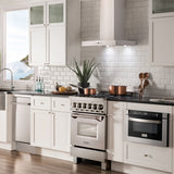 ZLINE 24" Convertible Vent Wall Mount Range Hood in Stainless Steel (KE-24)