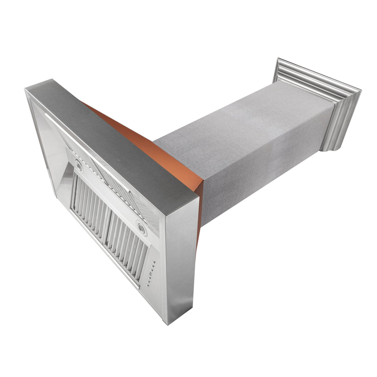 30" Ducted Fingerprint Resistant Stainless Steel Range Hood with Copper Shell (8654C-30)