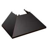 36" Ducted Fingerprint Resistant Stainless Steel Range Hood with Oil Rubbed Bronze Shell (8654ORB-36)