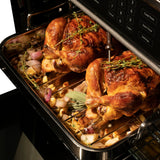 ZLINE 30 in. Professional True Convection Single Wall Oven with Air Fry and Self Clean in Satin Stainless Steel with White Matte Door (WASS-WM-30)