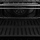 ZLINE 30 in. Professional True Convection Single Wall Oven with Air Fry and Self Clean in Satin Stainless Steel with White Matte Door (WASS-WM-30)