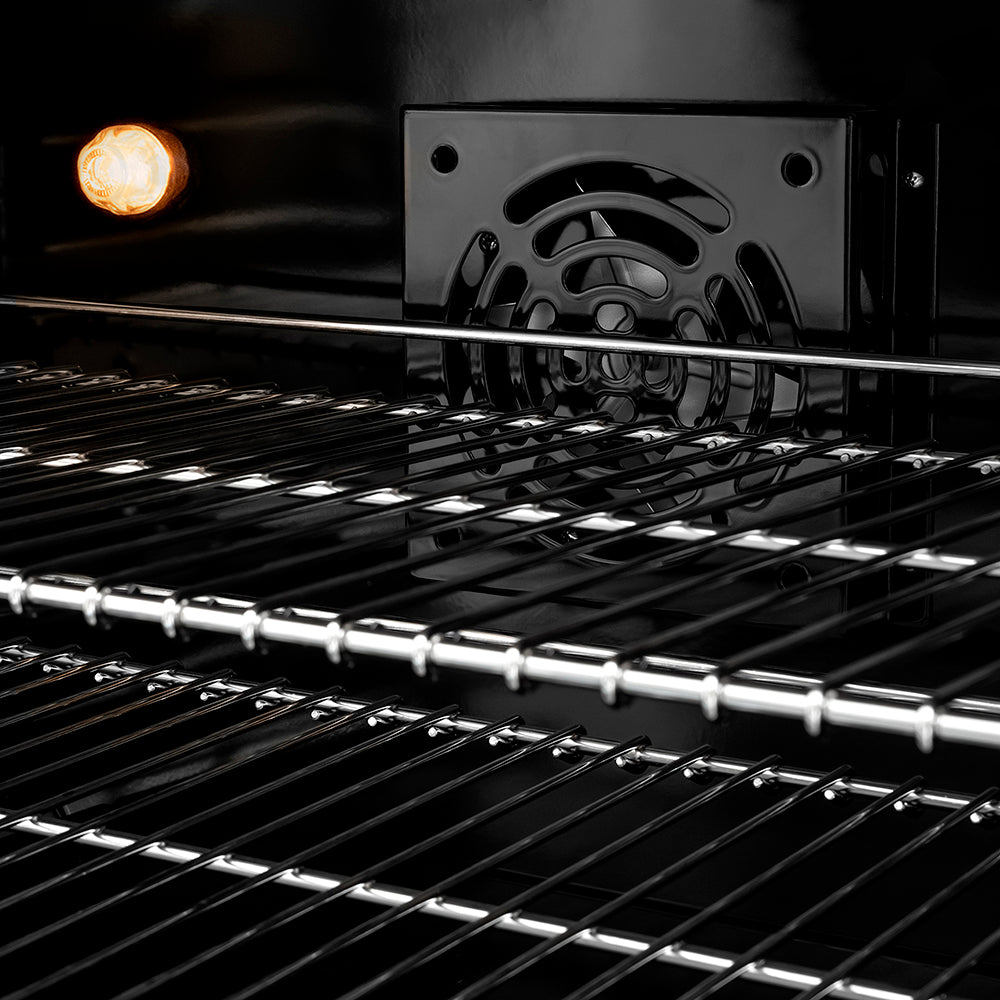 ZLINE Autograph Edition 48 in. 6.7 cu. ft. Paramount Double Oven Dual Fuel Range with 8 Burner Gas Cooktop in Stainless Steel and Polished Nickel Helix Handles and Knob Accents (SDRZ-48-KPN)