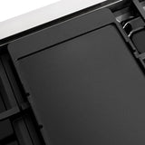ZLINE Autograph Edition 48 in. 6.7 cu. ft. Paramount Dual Fuel Range with 8 Burner DuoPro™ Cooktop and Dual Ovens in Stainless Steel with Polished Nickel Helix Handles and Accents (PSDRZ-48-KPN)