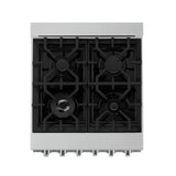 ZLINE 24 in. 2.8 cu. ft. Range with Gas Stove and Gas Oven in Stainless Steel (RG24)