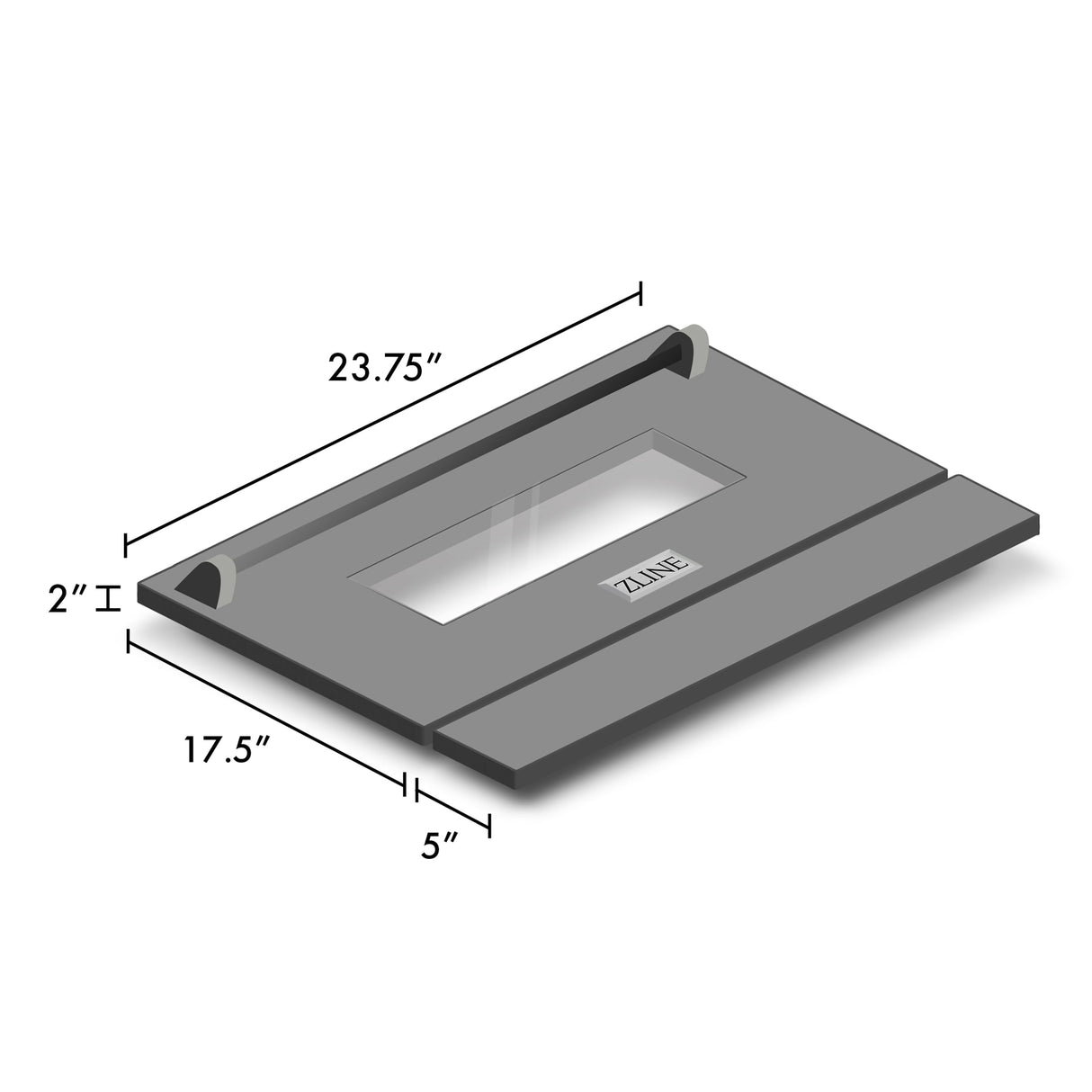 ZLINE 24 in. Black Matte Range Door for RA and RG and RAIND Models (RA-DR-BLM-24)