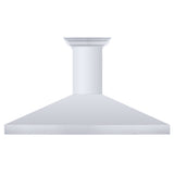 ZLINE 60" Professional Convertible Vent Wall Mount Range Hood in Stainless Steel with Crown Molding (597CRN-60)