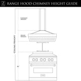 ZLINE 36" Convertible Vent Wall Mount Range Hood in Stainless Steel (KN6-36)