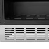 ZLINE 24" Autograph Edition 154 Can Beverage Cooler Fridge with Adjustable Shelves in Stainless Steel with Polished Gold  Accents (RBVZ-US-24-G)