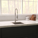ZLINE 15 in. Donner Topmount Single Bowl Satin Stainless Steel Bar Kitchen Sink (STS-15S)