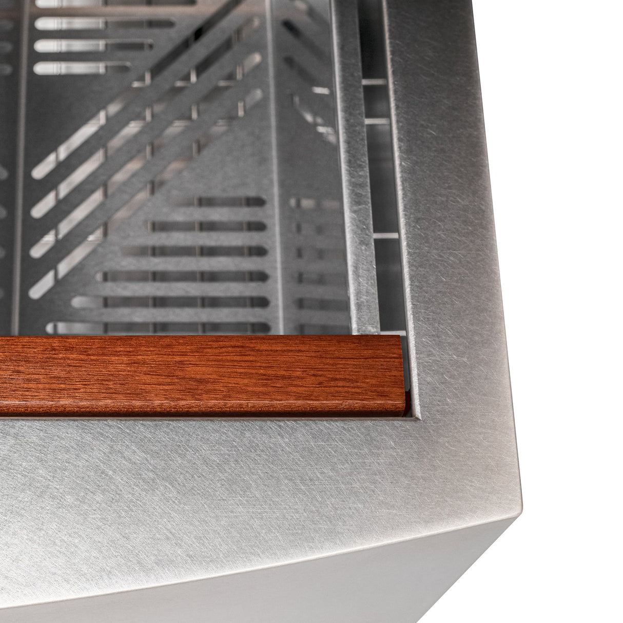 ZLINE 33 in. Moritz Farmhouse Apron Mount Single Bowl Satin Stainless Steel Kitchen Sink with Bottom Grid and Accessories (SLSAP-33S)