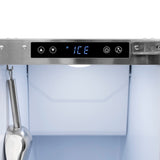 ZLINE 15 in. Touchstone Clear Cube Ice Maker with Drain Pump and Satin Stainless Steel Door (ICCD-SN-15)