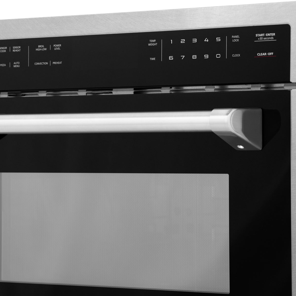 ZLINE 24 in. 1.6 cu ft. Built-in Convection Microwave Oven in Satin Stainless Steel with Speed and Sensor Cooking (MWO-24-SS)