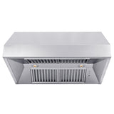 ZLINE 36" Fingerprint Resistant Stainless Steel Convertible Vent Under Cabinet Range Hood (8685S-36)