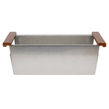 ZLINE 27 in. Garmisch Undermount Single Bowl Satin Stainless Steel Kitchen Sink with Bottom Grid and Accessories (SLS-27S)