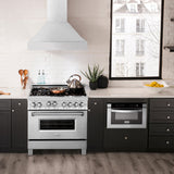ZLINE 36" Fingerprint Resistant Stainless Steel Range Hood (8654SN-36)