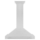 ZLINE 36 in. Convertible Fingerprint Resistant DuraSnow® Stainless Steel Range Hood with Stainless Steel Handle (KB4SNX-36)