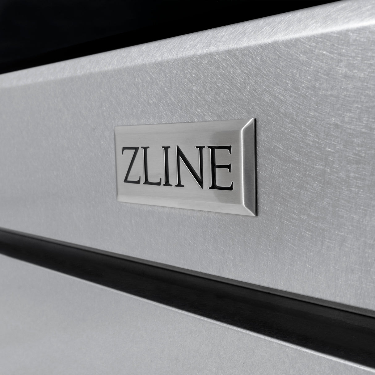 ZLINE 30 in. 4.2 cu. ft. Select Dual Fuel Range with Gas Cooktop and Electric Convection Oven in Satin Stainless Steel with 4 Brass Burners (HDRS-BR-30)