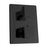 ZLINE Autograph Edition Crystal Bay Thermostatic Shower System in Matte Black (CBY-SHS-T2-MB)