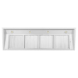 ZLINE 58" Ducted Wall Mount Range Hood Insert in Stainless Steel (698-58)