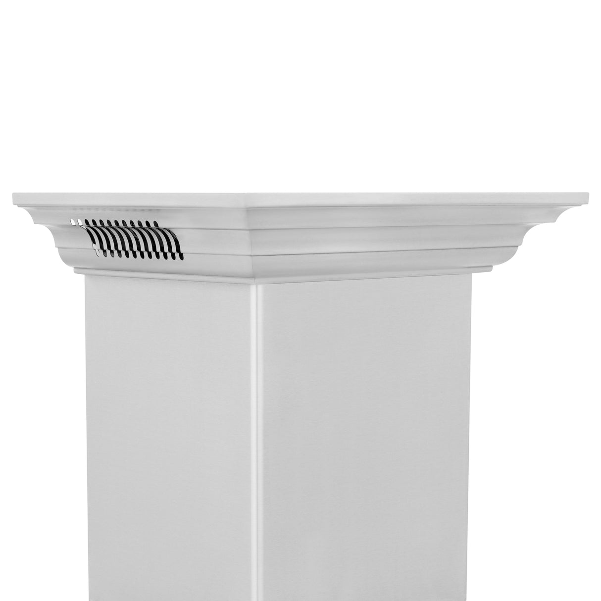 48" ZLINE CrownSound™Ducted Vent Wall Mount Range Hood in Stainless Steel with Built-in Bluetooth Speakers (KN4CRN-BT-48)