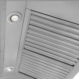 ZLINE 30" Professional Convertible Vent Wall Mount Range Hood in Stainless Steel (697-30)