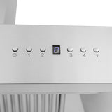ZLINE 54" Ducted Wall Mount Range Hood in Outdoor Approved Stainless Steel (697-304-54)