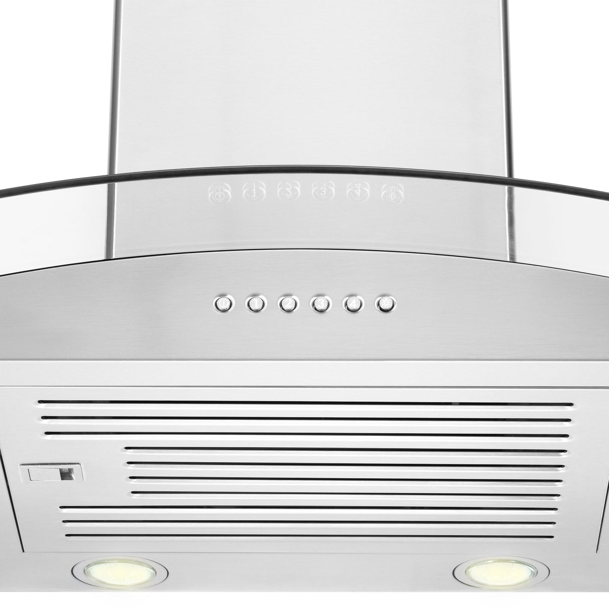 ZLINE 36” Alpine Series Convertible Wall Mount Range Hood in Stainless Steel with Remote Control, LED lighting, and Dishwasher-Safe Baffle Filters (ALP70WL-36)