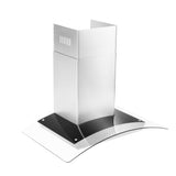 ZLINE 36” Alpine Series Convertible Wall Mount Range Hood in Stainless Steel with Remote Control, LED lighting, and Dishwasher-Safe Baffle Filters (ALP70WL-36)