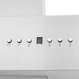 ZLINE 36" Ducted Professional Wall Mount Range Hood in Stainless Steel (KECOM-36)