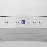 48" ZLINE CrownSound™Ducted Vent Wall Mount Range Hood in Stainless Steel with Built-in Bluetooth Speakers (KN4CRN-BT-48)