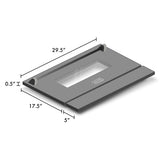 ZLINE 30 in. Black Matte Range Door for RA and RG and RAIND Models (RA-DR-BLM-30)