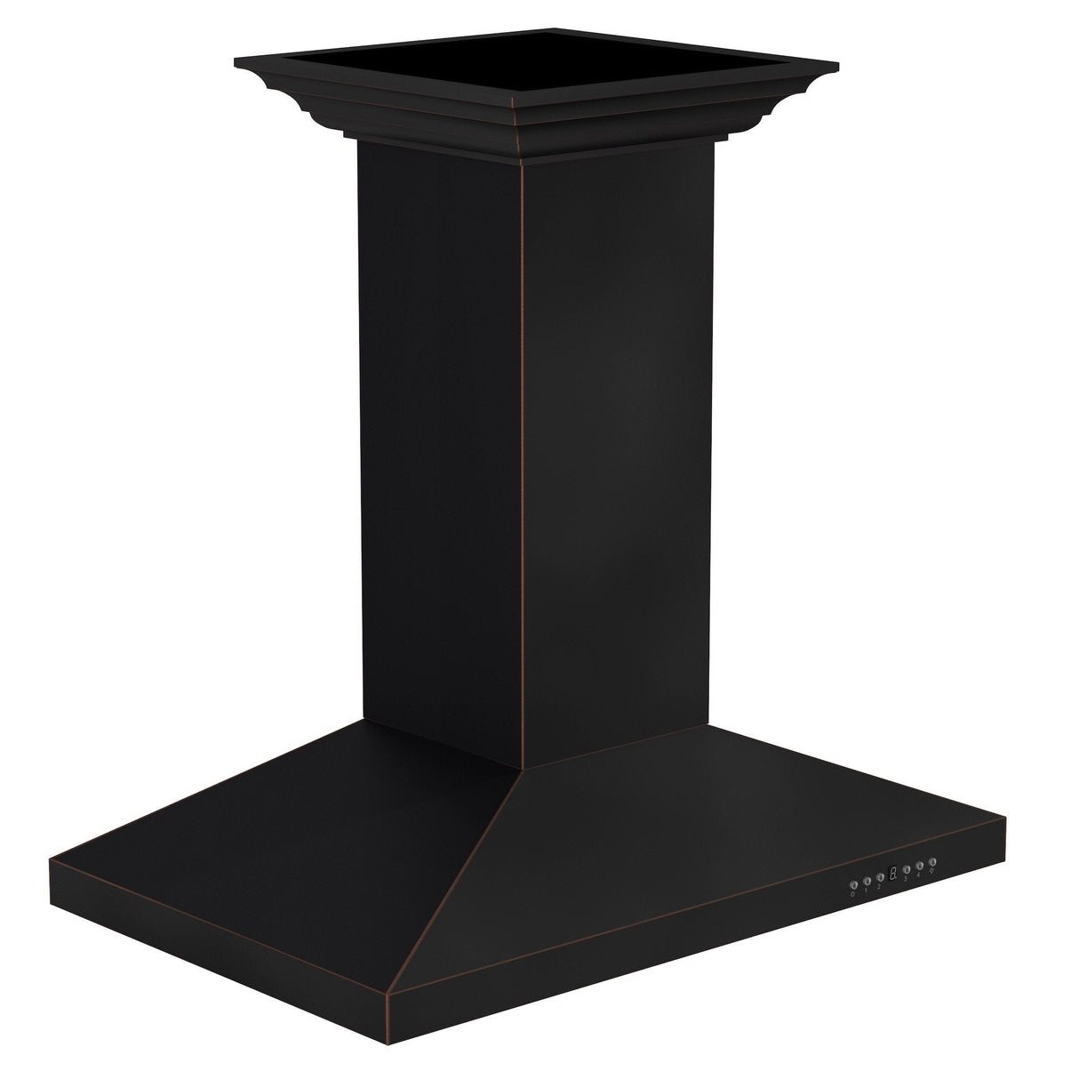 ZLINE 36 in. Designer Series Oil-Rubbed Bronze Convertible Vent Island Mount Range Hood (8KL3iB-36)