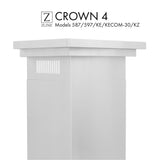 ZLINE Crown Molding Profile 4 for Wall Mount Range Hood (CM4-587/597/KE/KECOM-30/KZ)