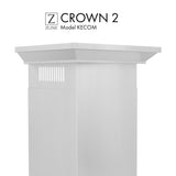 ZLINE Crown Molding Profile 2 for Wall Mount Range Hood (CM2-KECOM)