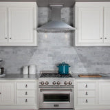 ZLINE 30 in. Designer Series Satin Stainless Steel Convertible Vent Wall Mount Range Hood (8KBS-30)