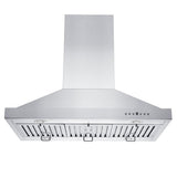 48 in. Ducted Island Mount Range Hood with Single Remote Blower in Stainless Steel (GL2i-RS-48-400)