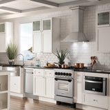 ZLINE Autograph Edition 24 in. 2.8 cu. ft. Legacy Dual Fuel Range with 4 Burner Gas Cooktop and Electric Convection Oven in Satin Stainless Steel and Matte Black Accents (RASZ-SN-24-MB)
