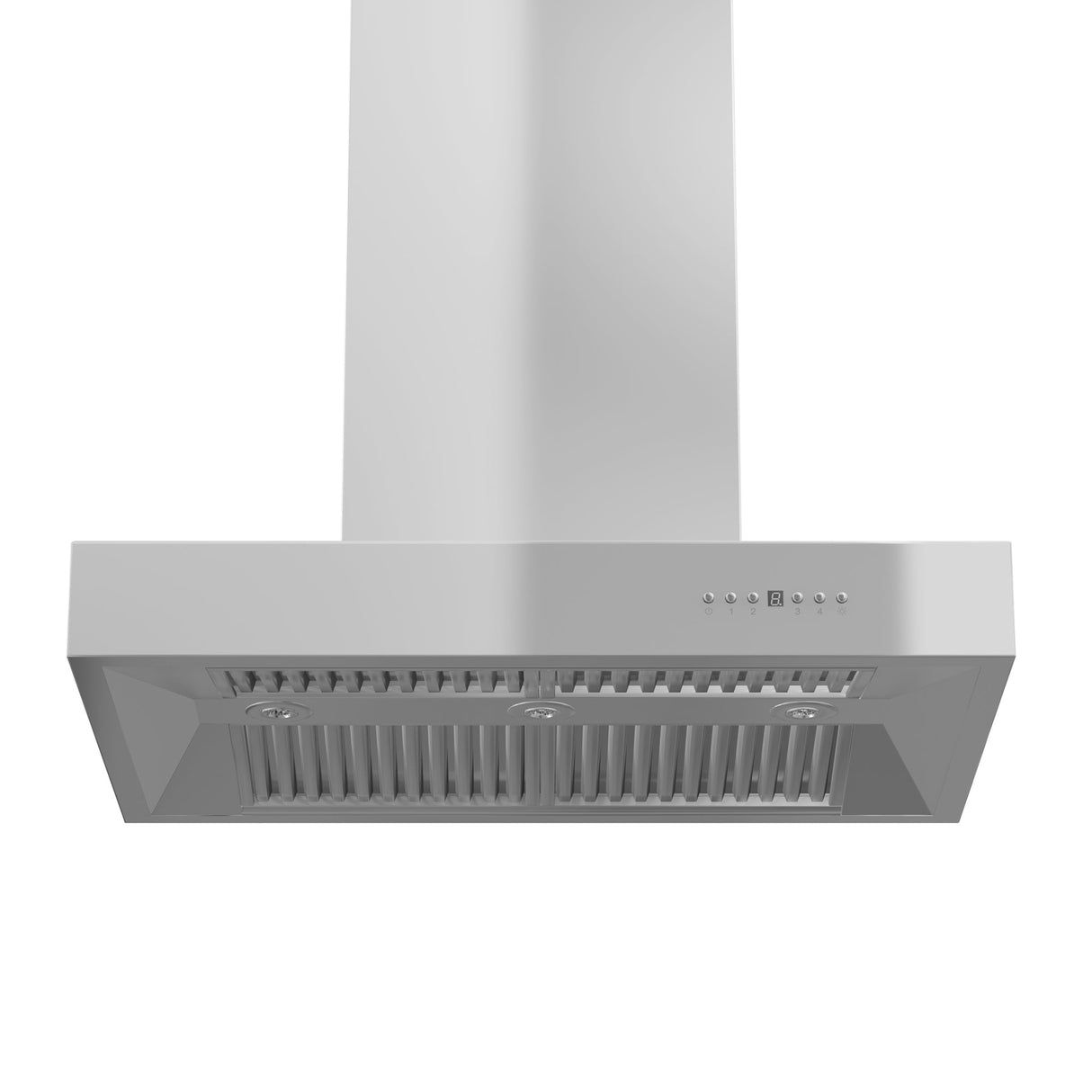 ZLINE 60" Ducted Professional Island Mount Range Hood in Stainless Steel (KECOMi-60)