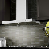 ZLINE 36" Convertible Vent Wall Mount Range Hood in Stainless Steel with Crown Molding (KECRN-36)