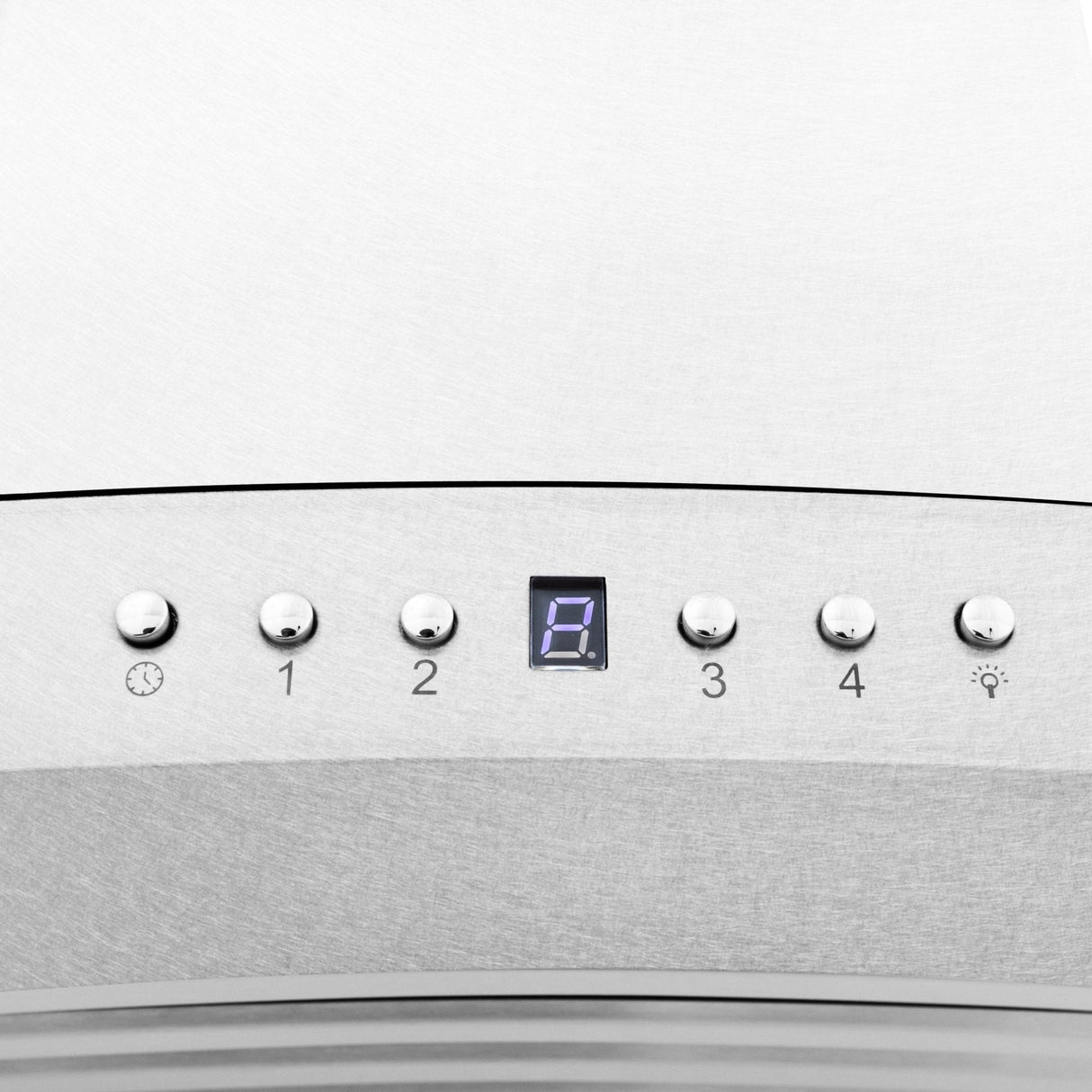 ZLINE 48 in. Convertible Vent Wall Mount Range Hood in Satin Stainless Steel and Glass (8KN4S-48)