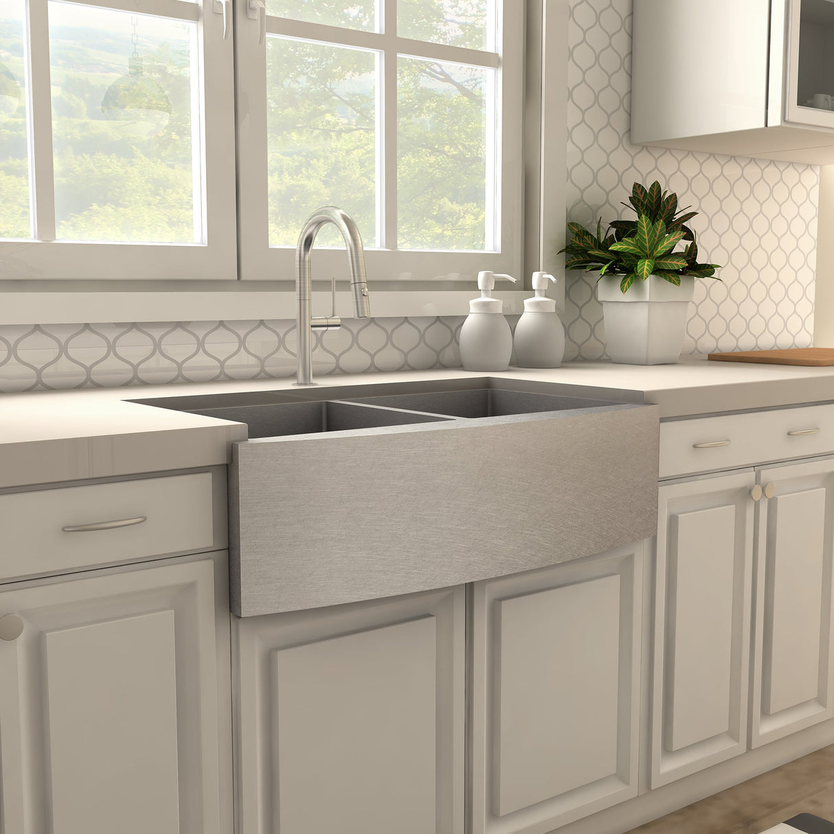ZLINE Voltaire Pull Down Kitchen Faucet in Brushed Nickel (VLT-KF-BN)