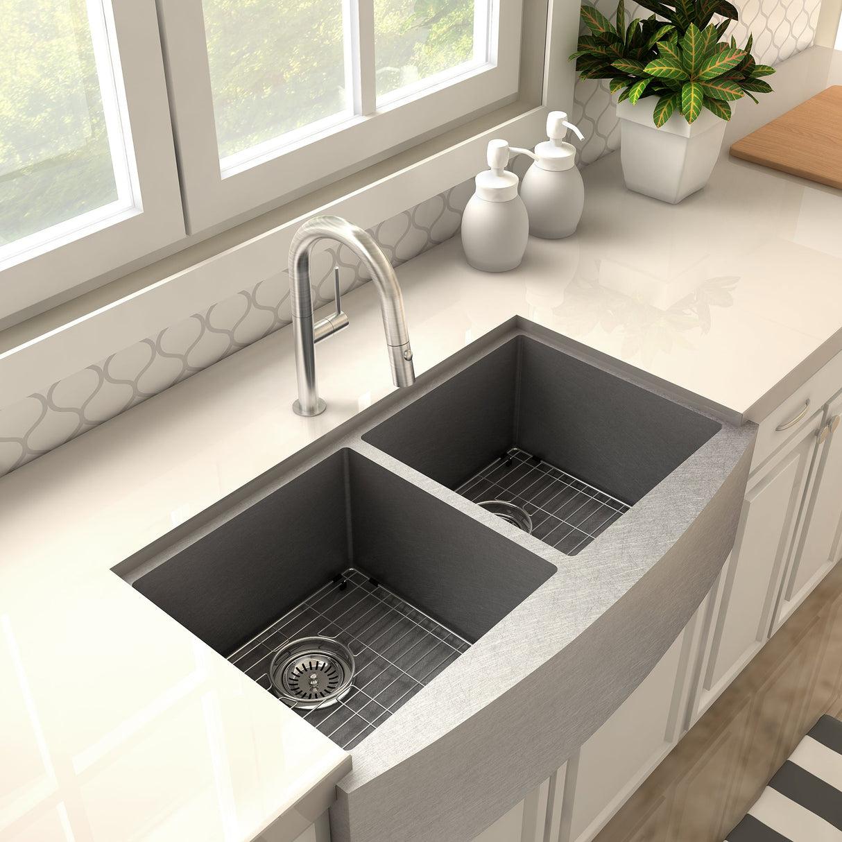ZLINE Voltaire Pull Down Kitchen Faucet in Brushed Nickel (VLT-KF-BN)