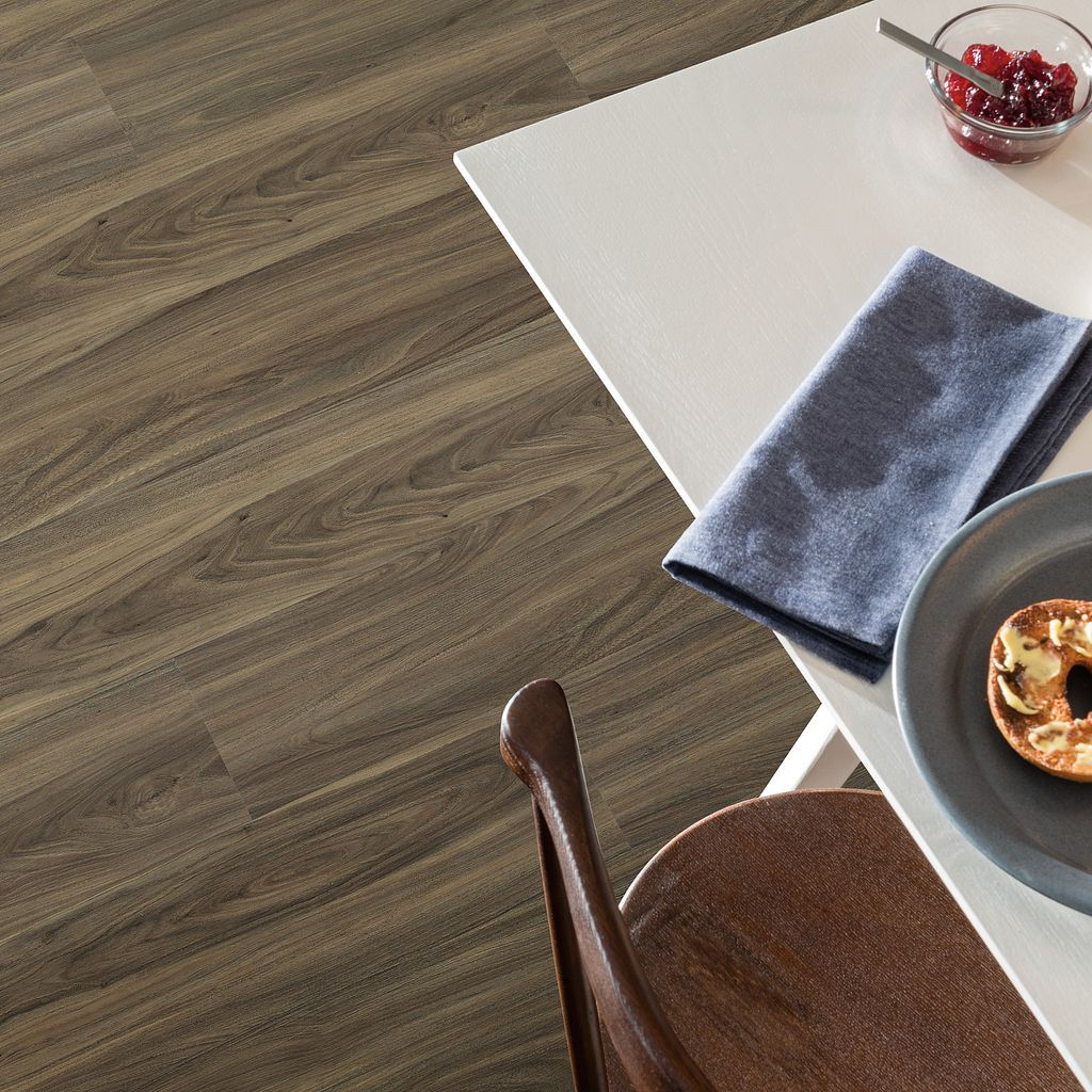 Shaw Floorte Pro Endura 512C Plus 0736V-00150, Cinnamon Walnut SPC Flooring, Floating/Glue Down Vinyl Floor Tiles, 7" x 48" x 4.8mm (18.68SQ FT/ CTN)