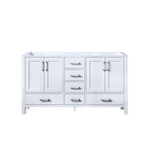Jacques 60" White Vanity Cabinet Only
